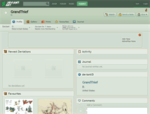 Tablet Screenshot of grandthief.deviantart.com