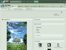 Tablet Screenshot of juri-san.deviantart.com