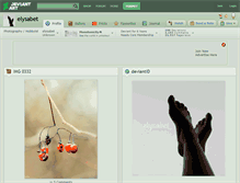 Tablet Screenshot of elysabet.deviantart.com