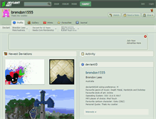Tablet Screenshot of brendon1555.deviantart.com
