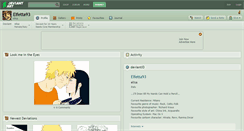 Desktop Screenshot of elfetta93.deviantart.com