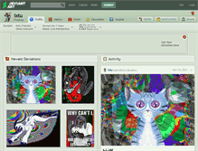 Tablet Screenshot of ixtu.deviantart.com