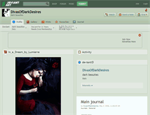 Tablet Screenshot of divasofdarkdesires.deviantart.com