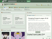 Tablet Screenshot of happiest-in-shadows.deviantart.com