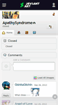 Mobile Screenshot of apathysyndrome.deviantart.com