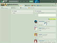 Tablet Screenshot of apathysyndrome.deviantart.com