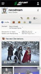Mobile Screenshot of necodream.deviantart.com
