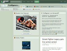 Tablet Screenshot of flaregamer.deviantart.com