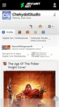 Mobile Screenshot of chekydotstudio.deviantart.com