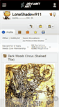 Mobile Screenshot of loneshadow911.deviantart.com