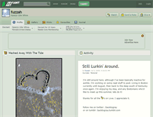 Tablet Screenshot of fuzzah.deviantart.com