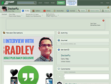 Tablet Screenshot of doctorfu.deviantart.com