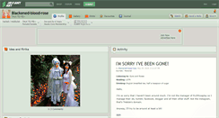 Desktop Screenshot of blackened-blood-rose.deviantart.com