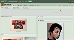 Desktop Screenshot of matt-hadder.deviantart.com