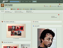 Tablet Screenshot of matt-hadder.deviantart.com