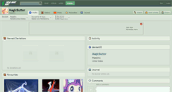 Desktop Screenshot of magicbutter.deviantart.com