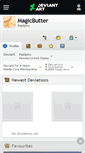 Mobile Screenshot of magicbutter.deviantart.com