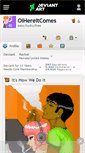 Mobile Screenshot of oihereitcomes.deviantart.com