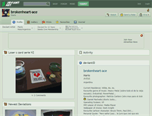 Tablet Screenshot of brokenheart-ace.deviantart.com