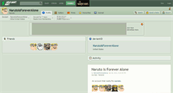 Desktop Screenshot of narutoisforeveralone.deviantart.com