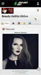 Mobile Screenshot of beauty-gothic-girls.deviantart.com