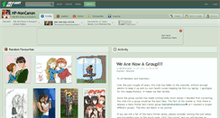 Desktop Screenshot of hp-noncanon.deviantart.com