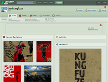 Tablet Screenshot of danikungfuze.deviantart.com