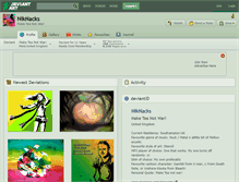 Tablet Screenshot of niknacks.deviantart.com