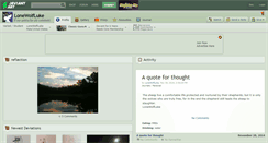 Desktop Screenshot of lonewolfluke.deviantart.com