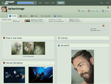 Tablet Screenshot of darkarchmage.deviantart.com