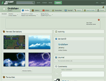 Tablet Screenshot of grubshaw.deviantart.com