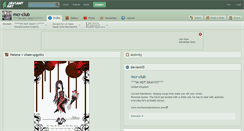 Desktop Screenshot of mcr-club.deviantart.com