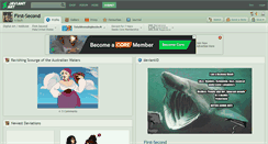 Desktop Screenshot of first-second.deviantart.com