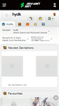 Mobile Screenshot of hydk.deviantart.com