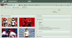 Desktop Screenshot of kingtlv.deviantart.com