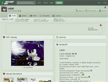 Tablet Screenshot of cduki.deviantart.com