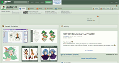 Desktop Screenshot of doodee123.deviantart.com