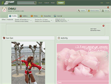 Tablet Screenshot of chibili.deviantart.com