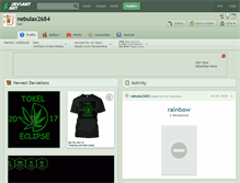 Tablet Screenshot of nebulax2684.deviantart.com
