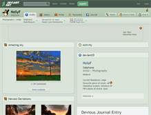 Tablet Screenshot of nosyf.deviantart.com