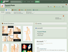 Tablet Screenshot of fuyumi-pixels.deviantart.com