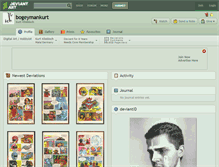 Tablet Screenshot of bogeymankurt.deviantart.com