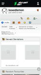 Mobile Screenshot of boxedlemon.deviantart.com