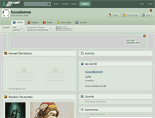 Tablet Screenshot of boxedlemon.deviantart.com