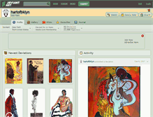 Tablet Screenshot of hartofbklyn.deviantart.com