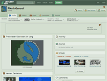 Tablet Screenshot of pikmingeneral.deviantart.com