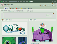 Tablet Screenshot of mythcraze776.deviantart.com