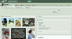 Desktop Screenshot of messygirl.deviantart.com