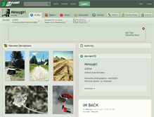 Tablet Screenshot of messygirl.deviantart.com