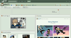 Desktop Screenshot of hallow777.deviantart.com